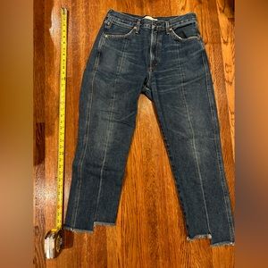 Citizens of Humanity Liv Cropped blue jeans